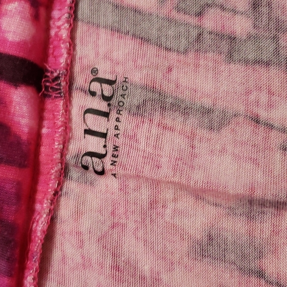 Ana maxi skirt pink with shades of navy blue to purple. Slits on both sides - Picture 8 of 9